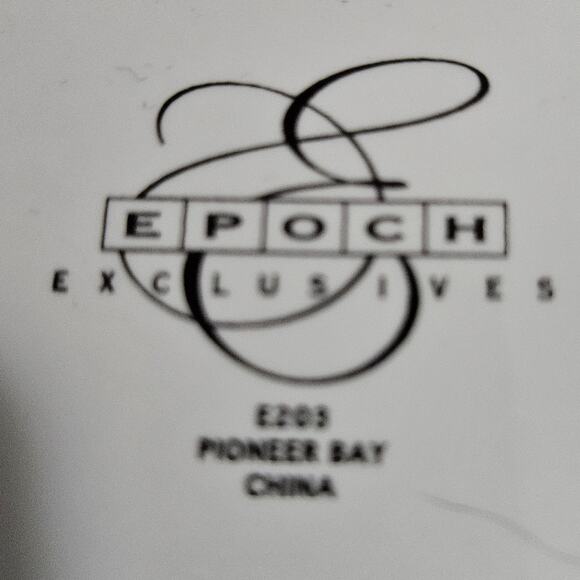 Epoch Exclusives Pioneer Bay 8.25" Plates Set of 3 Nautical Coastal Scene China - Picture 4 of 4